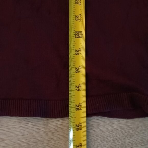 Lane Bryant NWT Dark Red Open Cardigan Sparkle Detail Sweater Sz 22 - Picture 10 of 11